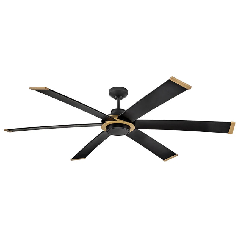 Hinkley 906964 Andros 64" Indoor/Outdoor Smart Ceiling Fan with LED Light Kit - Matte Black