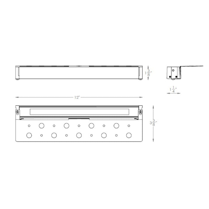 WAC 7822 12" LED Linear Hardscape Colorscaping Light