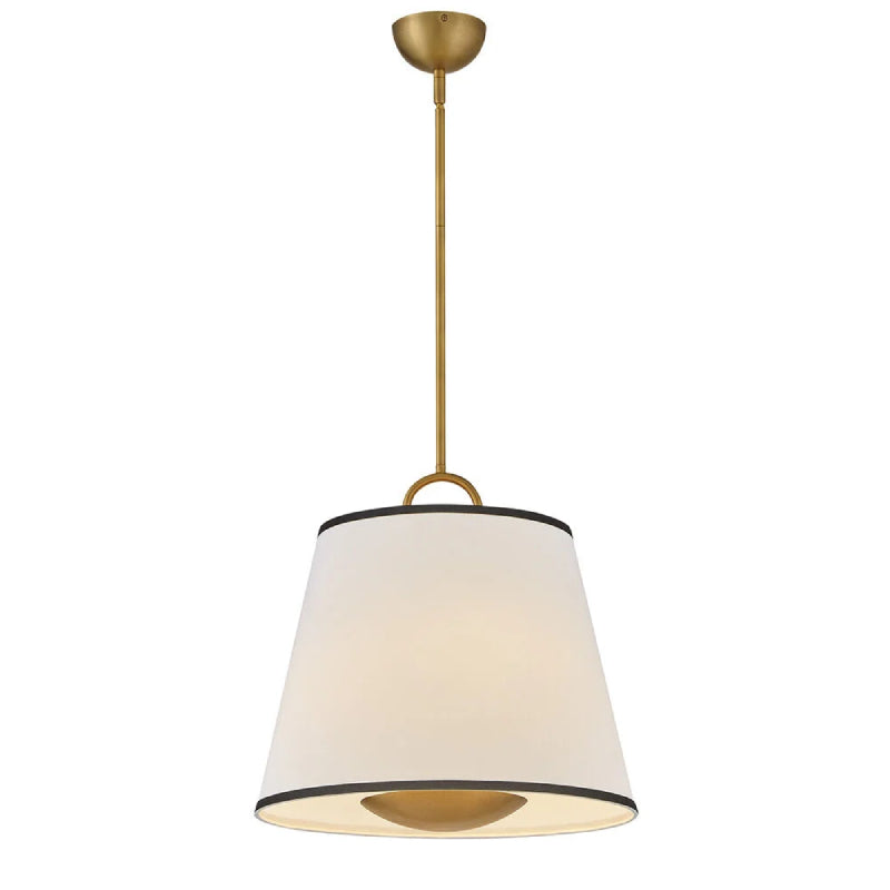 Hinkley 47517 Sonia 3-lt 18" LED Pendant - Off-White