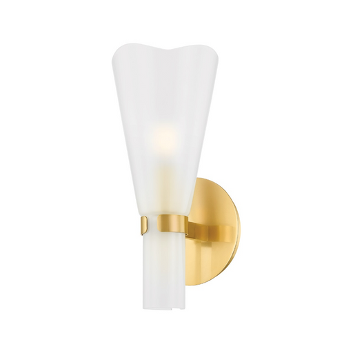 Hudson Valley 7931 Pine Island 1-lt 12" Tall Wall Sconce - Aged Brass