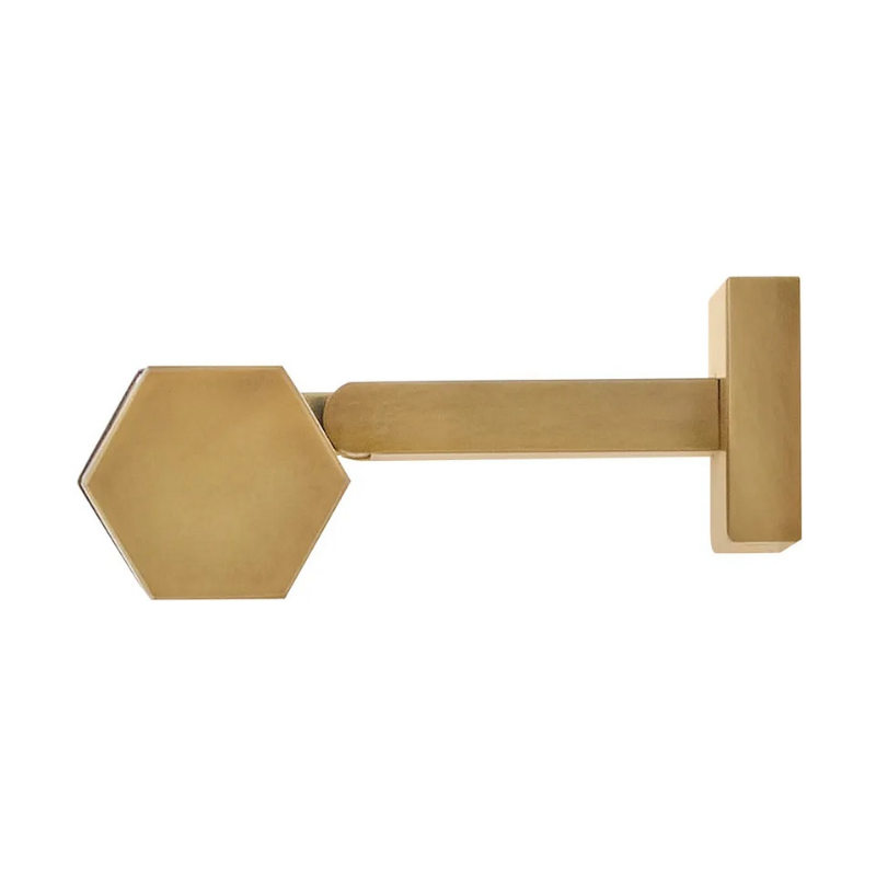 Hinkley 46983 Facet 1-lt 24" LED Accent Light - Lacquered Brass with Black accents