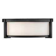 Hinkley 28963 Lowell 2-lt 13" LED Flush Mount - Black