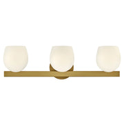 Hinkley 57023 Mae 3-lt 24" LED Vanity - Lacquered Brass