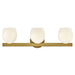 Hinkley 57023 Mae 3-lt 24" LED Vanity - Lacquered Brass