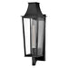 Hinkley 28895 Georgetown 1-lt 27" Tall LED Outdoor Wall Lantern - Black