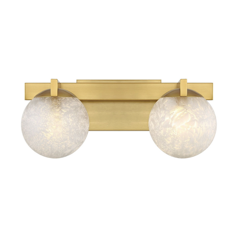 Savoy House 8-1017-2 Darien 2-lt 17" Bathroom Vanity Light - Warm Brass