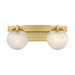 Savoy House 8-1017-2 Darien 2-lt 17" Bathroom Vanity Light - Warm Brass