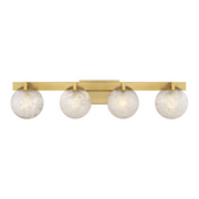 Savoy House 8-1017-4 Darien 4-lt 33" Bathroom Vanity Light - Warm Brass