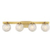 Savoy House 8-1017-4 Darien 4-lt 33" Bathroom Vanity Light - Warm Brass