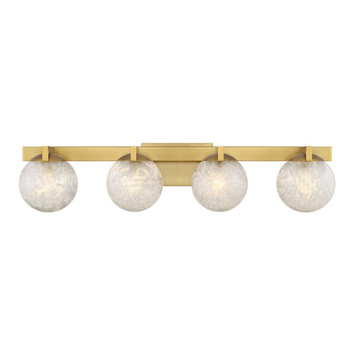 Savoy House 8-1017-4 Darien 4-lt 33" Bathroom Vanity Light - Warm Brass