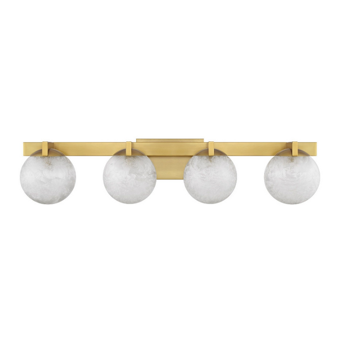 Savoy House 8-1017-4 Darien 4-lt 33" Bathroom Vanity Light - Warm Brass