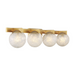 Savoy House 8-1017-4 Darien 4-lt 33" Bathroom Vanity Light - Warm Brass