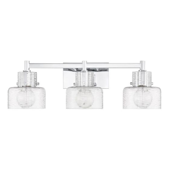 Savoy House 8-1030-3 Dover 3-lt 25" Bathroom Vanity Light - Chrome