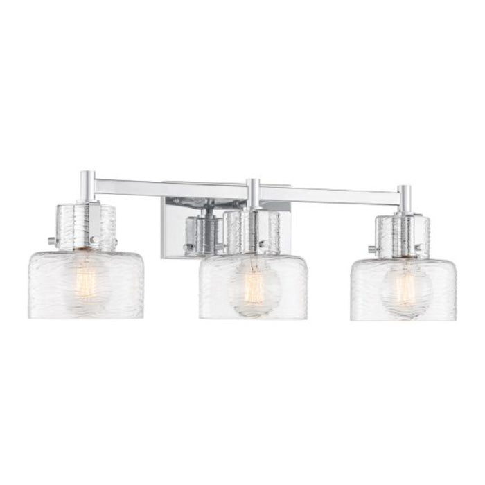 Savoy House 8-1030-3 Dover 3-lt 25" Bathroom Vanity Light - Chrome