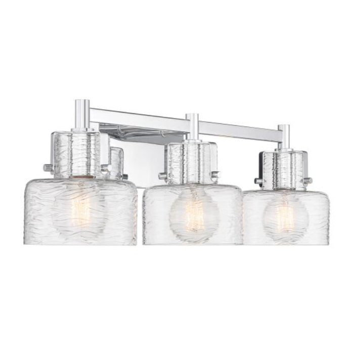 Savoy House 8-1030-3 Dover 3-lt 25" Bathroom Vanity Light - Chrome