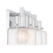 Savoy House 8-1030-3 Dover 3-lt 25" Bathroom Vanity Light - Chrome