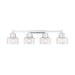 Savoy House 8-1030-4 Dover 4-lt 33" Bathroom Vanity Light - Chrome