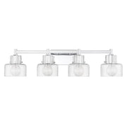 Savoy House 8-1030-4 Dover 4-lt 33" Bathroom Vanity Light - Chrome