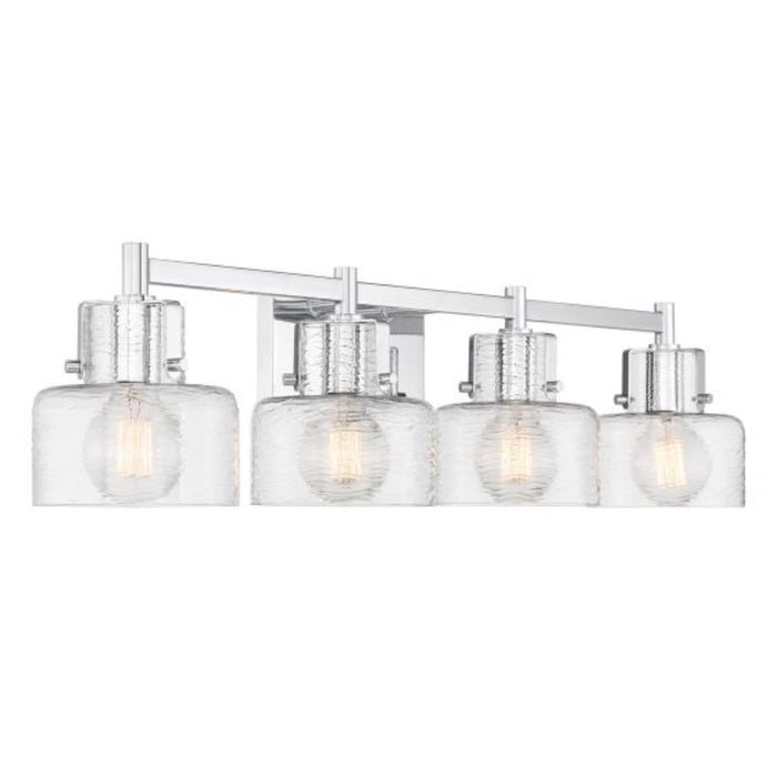 Savoy House 8-1030-4 Dover 4-lt 33" Bathroom Vanity Light - Chrome