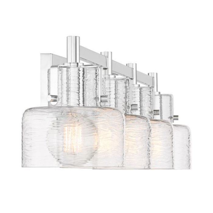 Savoy House 8-1030-4 Dover 4-lt 33" Bathroom Vanity Light - Chrome