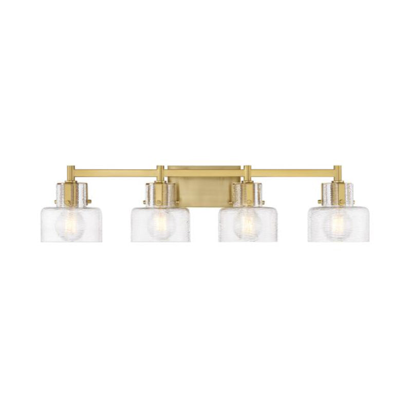 Savoy House 8-1030-4 Dover 4-lt 33" Bathroom Vanity Light - Warm Brass