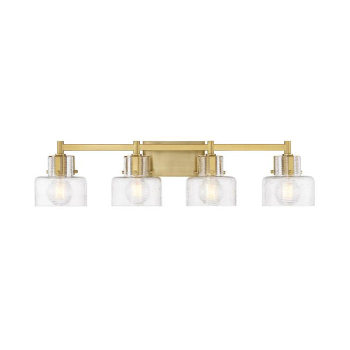 Savoy House 8-1030-4 Dover 4-lt 33" Bathroom Vanity Light - Warm Brass