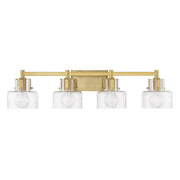 Savoy House 8-1030-4 Dover 4-lt 33" Bathroom Vanity Light - Warm Brass