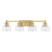 Savoy House 8-1030-4 Dover 4-lt 33" Bathroom Vanity Light - Warm Brass