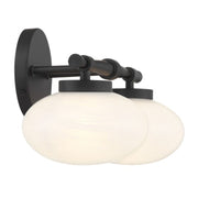 Savoy House 8-1050-2 Barrow 2-lt 17" Bathroom Vanity Light - Matte Black