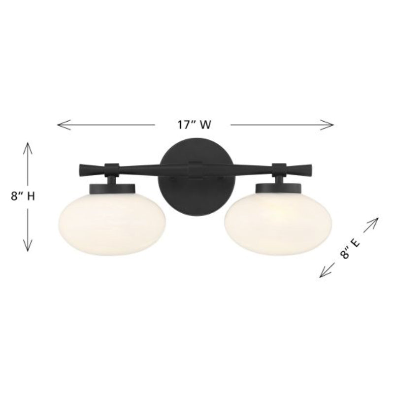 Savoy House 8-1050-2 Barrow 2-lt 17" Bathroom Vanity Light