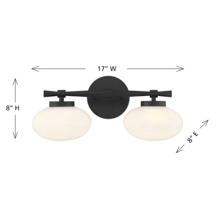 Savoy House 8-1050-2 Barrow 2-lt 17" Bathroom Vanity Light