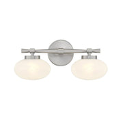 Savoy House 8-1050-2 Barrow 2-lt 17" Bathroom Vanity Light - Satin Nickel