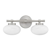 Savoy House 8-1050-2 Barrow 2-lt 17" Bathroom Vanity Light - Satin Nickel