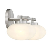 Savoy House 8-1050-2 Barrow 2-lt 17" Bathroom Vanity Light - Satin Nickel
