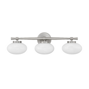 Savoy House 8-1050-3 Barrow 3-lt 25" Bathroom Vanity Light - Satin Nickel