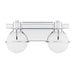 Savoy House 8-1060-2 Pierce 2-lt 16" Bathroom Vanity Light - Chrome