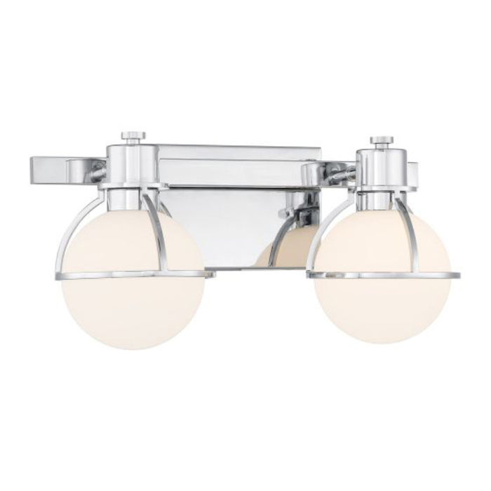 Savoy House 8-1060-2 Pierce 2-lt 16" Bathroom Vanity Light - Chrome