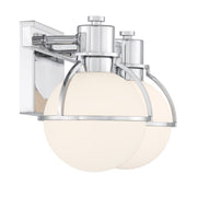 Savoy House 8-1060-2 Pierce 2-lt 16" Bathroom Vanity Light - Chrome