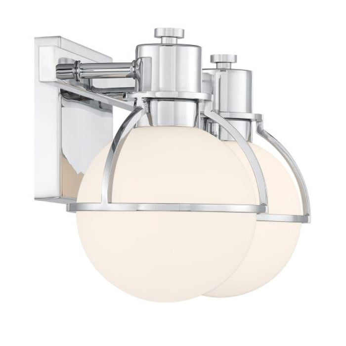 Savoy House 8-1060-2 Pierce 2-lt 16" Bathroom Vanity Light - Chrome