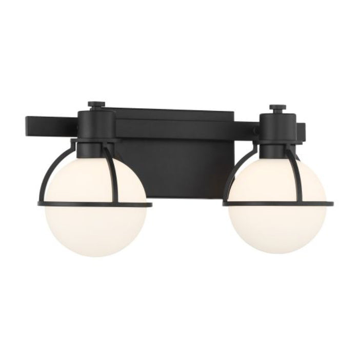 Savoy House 8-1060-2 Pierce 2-lt 16" Bathroom Vanity Light - Matte Black