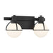 Savoy House 8-1060-2 Pierce 2-lt 16" Bathroom Vanity Light - Matte Black