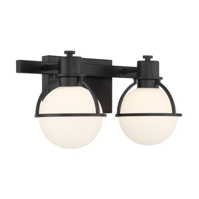 Savoy House 8-1060-2 Pierce 2-lt 16" Bathroom Vanity Light - Matte Black