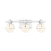 Savoy House 8-1060-3 Pierce 3-lt 24" Bathroom Vanity Light - Chrome