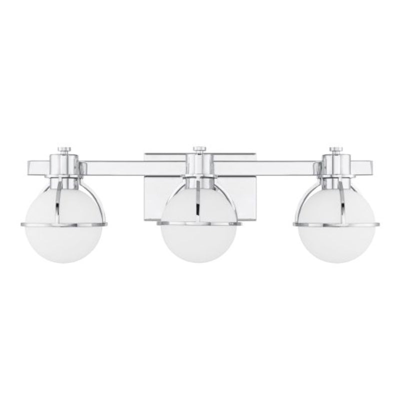 Savoy House 8-1060-3 Pierce 3-lt 24" Bathroom Vanity Light - Chrome