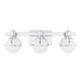 Savoy House 8-1060-3 Pierce 3-lt 24" Bathroom Vanity Light - Chrome