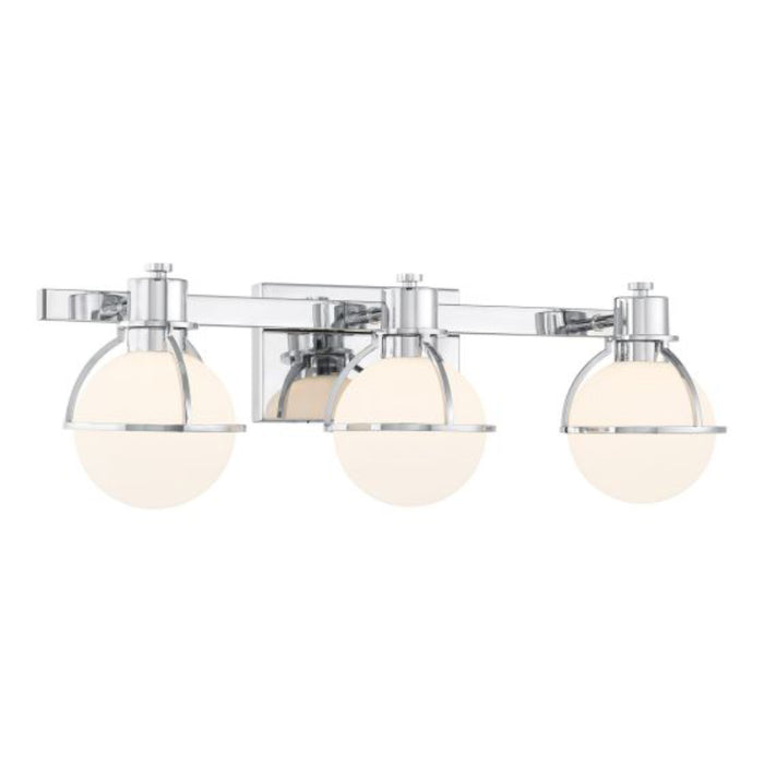 Savoy House 8-1060-3 Pierce 3-lt 24" Bathroom Vanity Light - Chrome