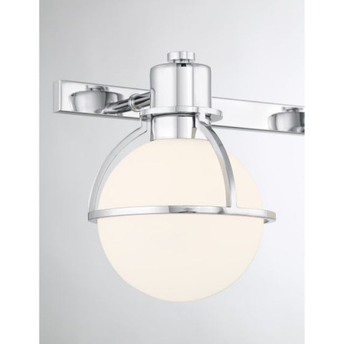 Savoy House 8-1060-3 Pierce 3-lt 24" Bathroom Vanity Light - Chrome