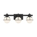 Savoy House 8-1060-3 Pierce 3-lt 24" Bathroom Vanity Light - Matte Black