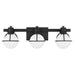Savoy House 8-1060-3 Pierce 3-lt 24" Bathroom Vanity Light - Matte Black