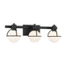 Savoy House 8-1060-3 Pierce 3-lt 24" Bathroom Vanity Light - Matte Black